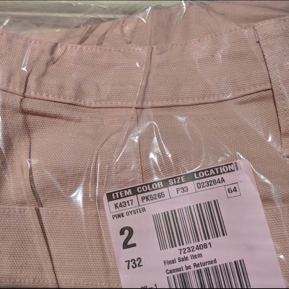 NWT MADEWELL Emmett crop pants (pink) - Picture 6 of 6